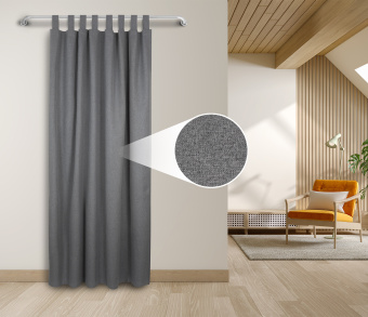 Штора Блэкаут Долли с креплением Петли v09. Фото 1