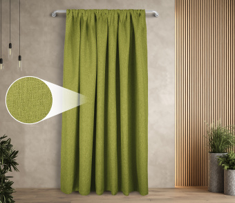 Штора Димаут Рогожка с креплением Кулиса v20. Фото 1