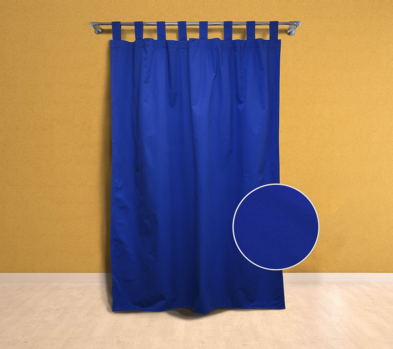 Шторы Эконом василек на петлях на липучках. Фото 1