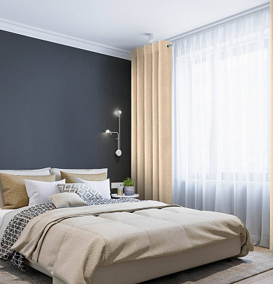 Канвас однотонные v06 с креплением Люверсы