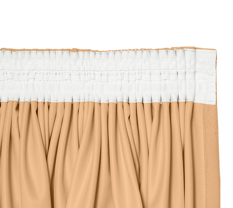 Штора Велюр матовый с креплением Шторная тесьма v21. Фото 4