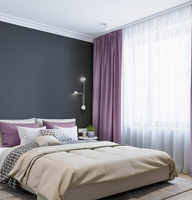 Канвас однотонные v25 с креплением Кулиска 