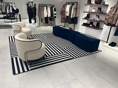 Ковер Саксони для магазина Idol