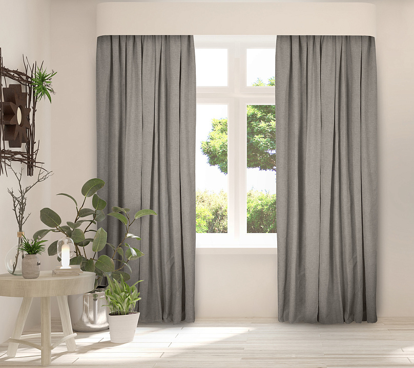 Санди однотонные v04 с креплением Кулиса с гребешком. Фото 2