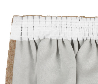 Штора Димаут Рогожка с креплением Шторная тесьма v06. Фото 5