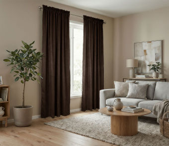 Штора Микровелюр v29 с креплением Кулиса с гребешком. Фото 2