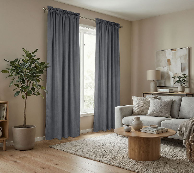 Штора Микровелюр v22 с креплением Кулиса с гребешком. Фото 2