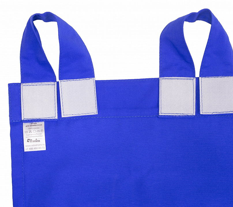 Шторы Стандарт василек на петлях на липучках. Фото 5