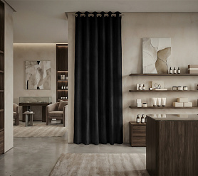 Штора Микровелюр v37 с креплением Люверсы