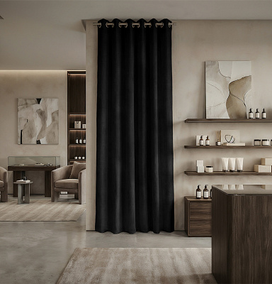 Штора Микровелюр v37 с креплением Люверсы