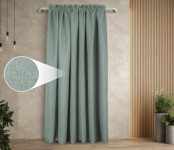 Штора Димаут Рогожка с креплением Кулиса с гребешком v14. Фото 1