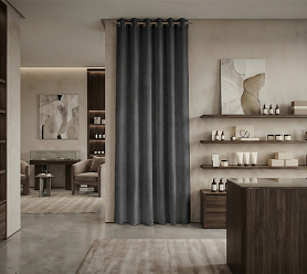 Штора Микровелюр v33 с креплением Люверсы