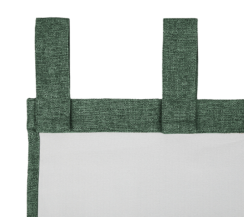 Штора Димаут Рогожка с креплением Петли с липучкой v21. Фото 4