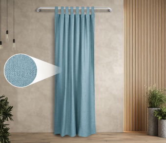 Штора Димаут Рогожка с креплением Петли v16. Фото 1