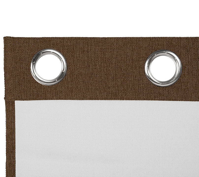 Штора Димаут Рогожка с креплением Люверсы v26. Фото 4