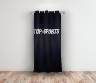 Шторы Премиум с логотипом на люверсах. Фото 7