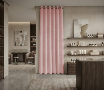 Штора Микровелюр v15 с креплением Люверсы. Фото 1