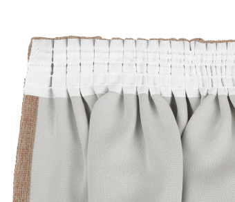 Штора Димаут Рогожка с креплением Шторная тесьма v07. Фото 5