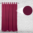 Шторы Премиум рубиновые на петлях без липучек. Фото 4