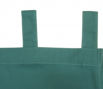 Шторы Стандарт изумрудные на петлях на липучках. Фото 6