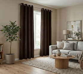 Штора Микровелюр v29 с креплением Люверсы