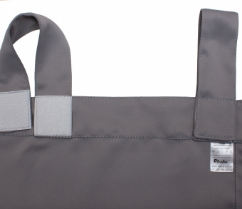 Шторы Премиум серые на петлях на липучках. Фото 6