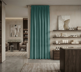 Штора Микровелюр v20 с креплением Шторная тесьма