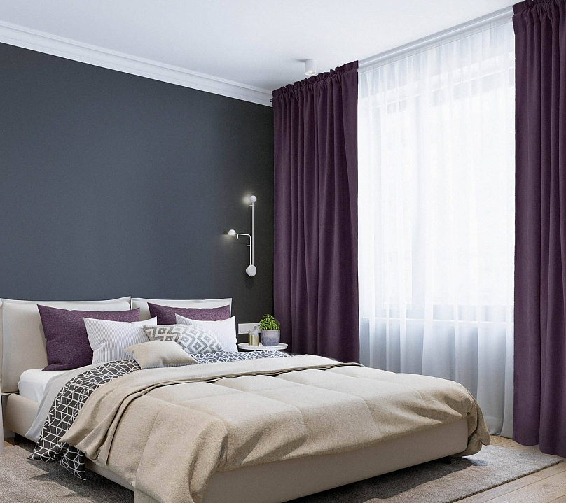 Канвас однотонные v26 с креплением Кулиска с гребешком . Фото 1