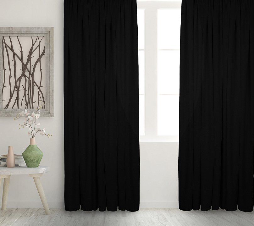 Штора Велюр матовый с креплением Кулиса v33. Фото 2