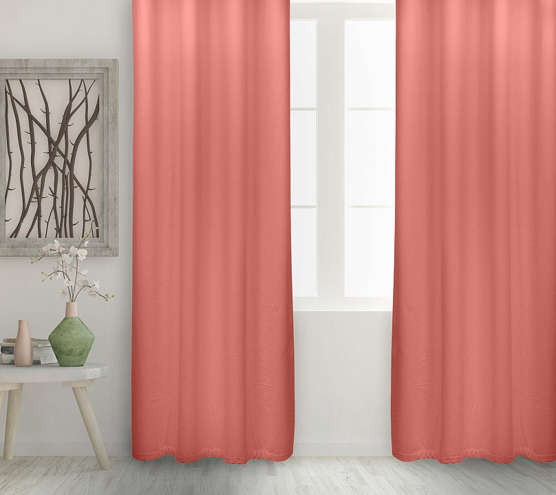 Штора Велюр матовый с креплением Люверсы v25. Фото 2