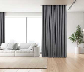 Штора Блэкаут Долли с креплением Петли с липучкой v09. Фото 2