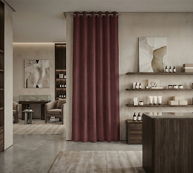 Штора Микровелюр v34 с креплением Люверсы