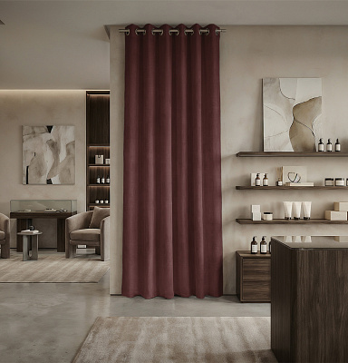 Штора Микровелюр v34 с креплением Люверсы