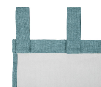 Штора Димаут Рогожка с креплением Петли с липучкой v17. Фото 4