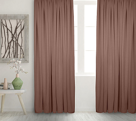 Штора Велюр матовый с креплением Петли с липучкой v07