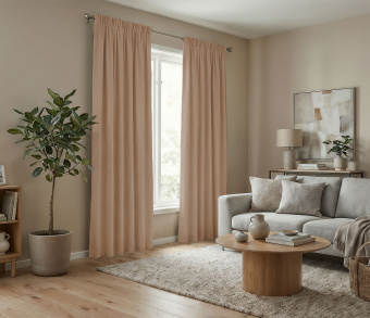 Штора Микровелюр v06 с креплением Шторная тесьма. Фото 2