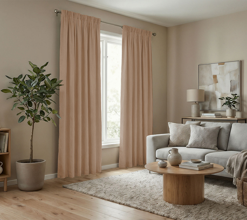 Штора Микровелюр v06 с креплением Шторная тесьма. Фото 2