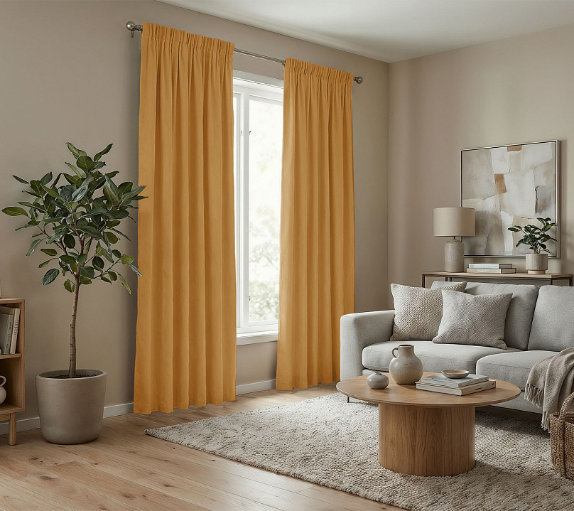 Штора Микровелюр v11 с креплением Шторная тесьма. Фото 2