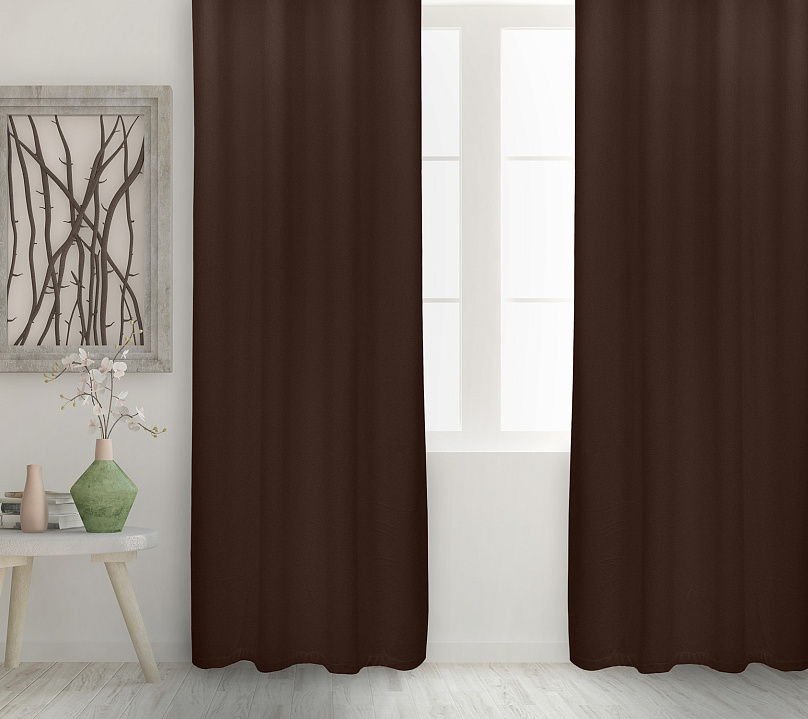 Штора Велюр матовый с креплением Люверсы v31. Фото 2