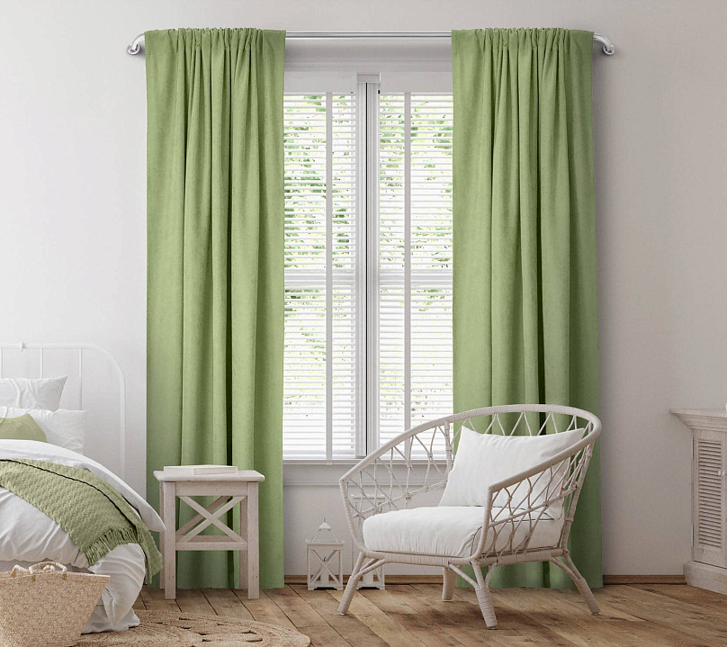 Канвас однотонные v33 с креплением Кулиска . Фото 2