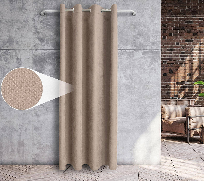 Канвас однотонные v45 с креплением Люверсы. Фото 3