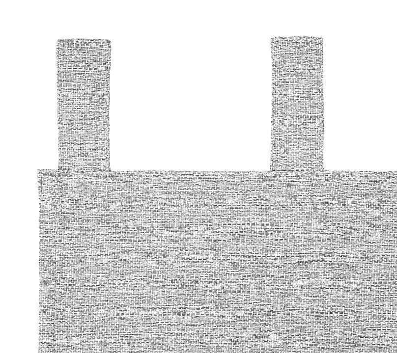 Штора Димаут Рогожка с креплением Петли v11. Фото 3