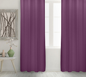 Штора Велюр матовый с креплением Люверсы v26