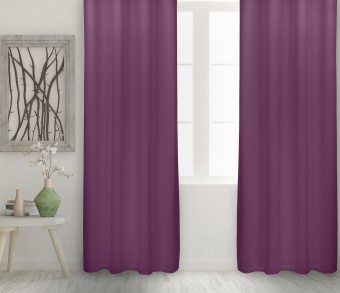 Штора Велюр матовый с креплением Люверсы v26. Фото 2