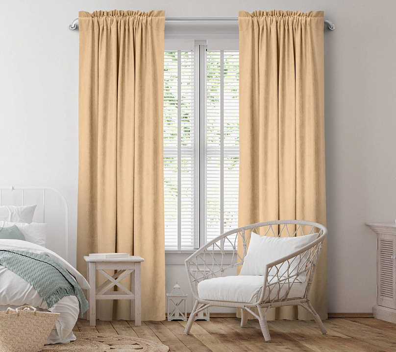 Канвас однотонные v13 с креплением Кулиска с гребешком. Фото 2