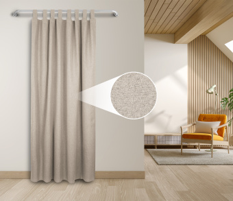 Штора Блэкаут Долли с креплением Петли с липучкой v04. Фото 1