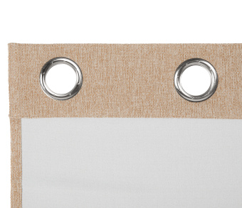 Штора Димаут Рогожка с креплением Люверсы v05. Фото 4