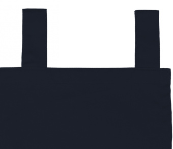 Шторы Стандарт темно-синие на петлях без липучек. Фото 5