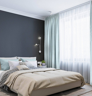 Канвас однотонные v37 с креплением Тесьма