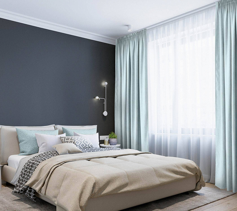 Канвас однотонные v37 с креплением Тесьма. Фото 1